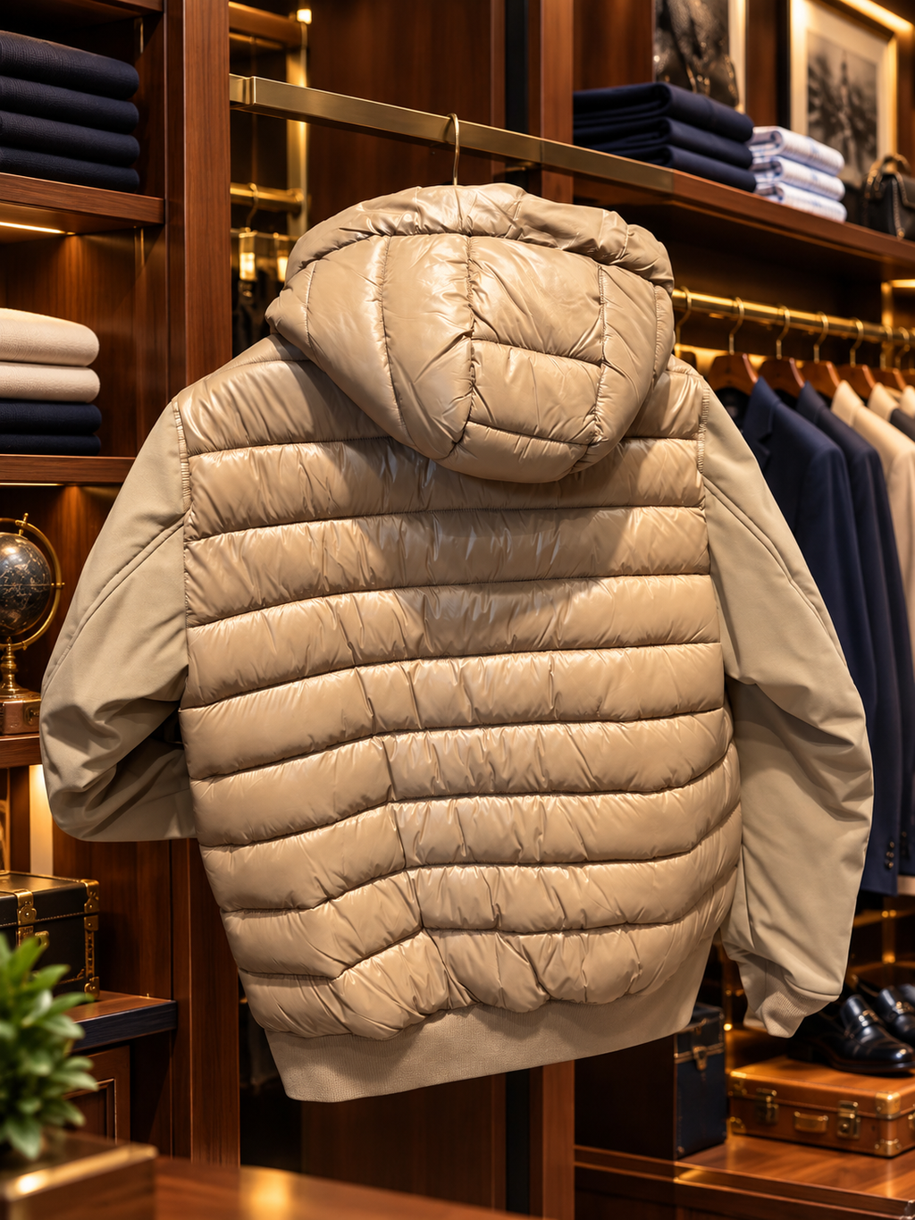 Piumino double texture FW26