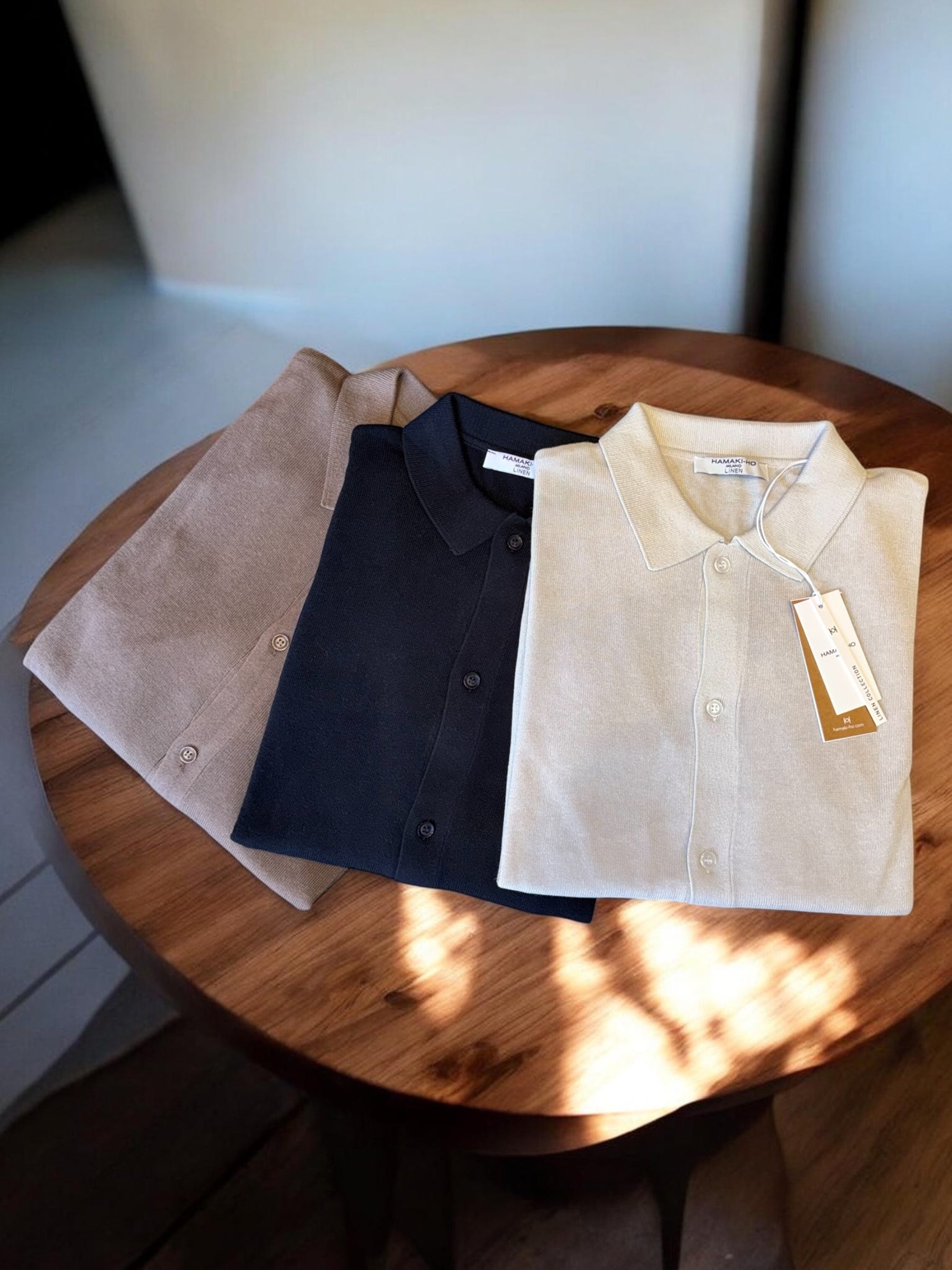 Cardigan collo camicia