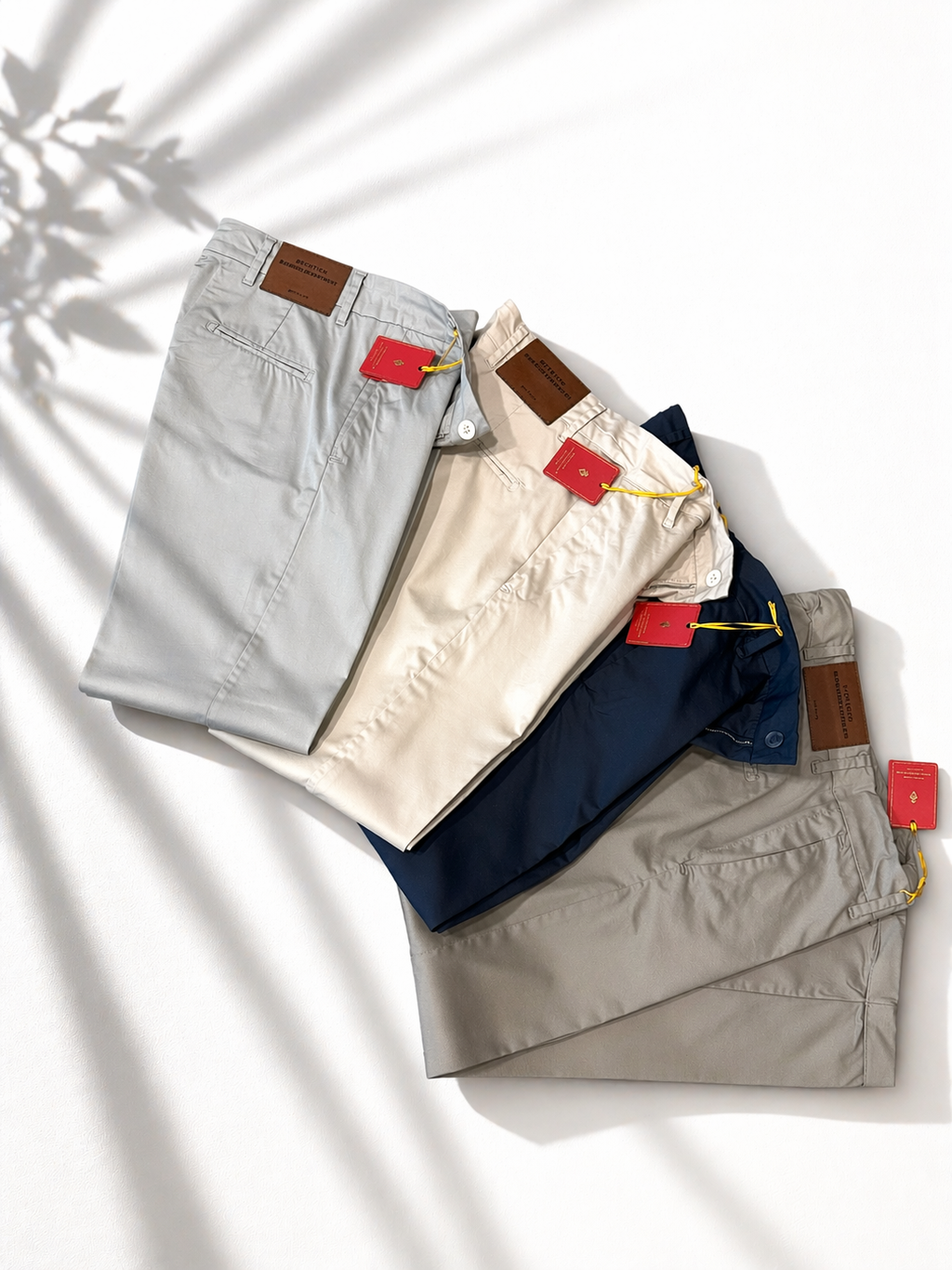 Pantalone in raso cotone